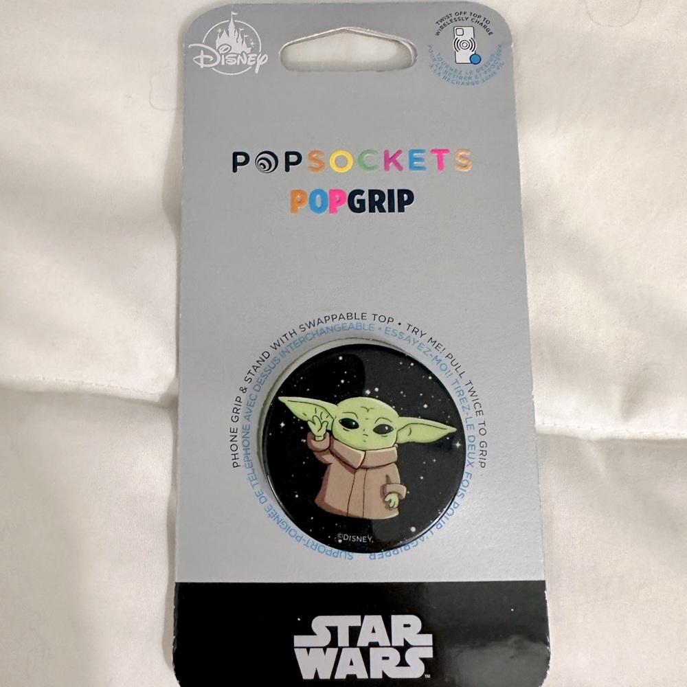 Popsocket - Baby Yoda - Popgrip - Swappable NWT